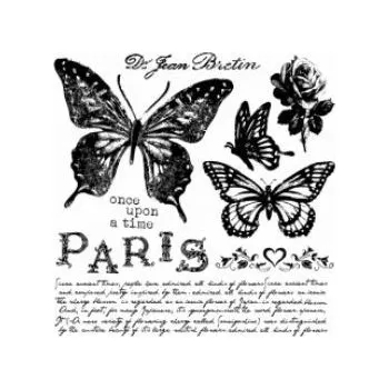 Dětské razítko Gelová razítka na stěnu 30 x 30 cm - Motýli