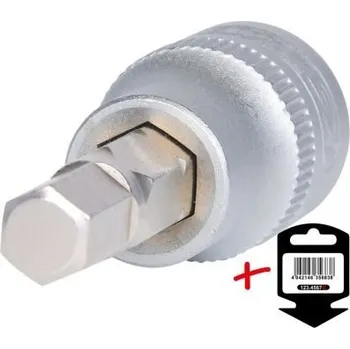 Gola hlavice KS Tools 911.3867-E Nástrčný ořech s bitem 3/8",vnitřní šestihran, 7 mm Věšák