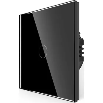 vypínač Dotykový schodišťový vypínač BSEED, jednoduchý, černý