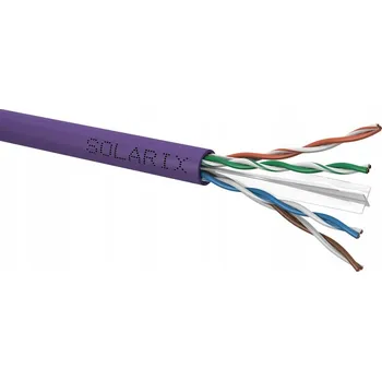 Síťový kabel SOLARIX 26100021 SXKD-6-UTP-LSOH Instalační kabel CAT6 UTP LSOH Dca