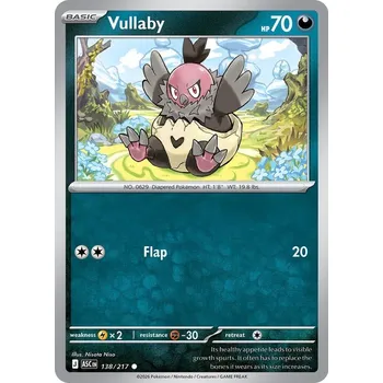 Karetní hra Pokémon ASC 138/217 Vullaby - Ascended Heroes Stav: Near Mint, Verze: NORMAL