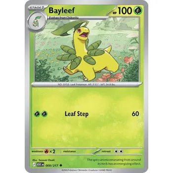 Sběratelská karetní hra Pokémon ASC 009/217 Bayleef - Ascended Heroes Stav: Near Mint, Verze: NORMAL