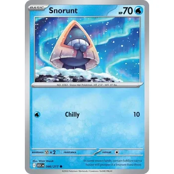 Karetní hra Pokémon ASC 046/217 Snorunt - Ascended Heroes Stav: Near Mint, Verze: NORMAL