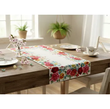 ubrus Vzorovaný ubrus - běhoun na stůl ROSE 50x100 cm Mybesthome