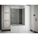 Botník MOB 84 x 186 x 46 cm bílá