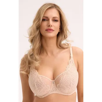 Dámské spodní prádlo Gaia podprsenka s měkkými košíčky béžová velikost 80G