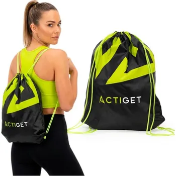 Sportovní vak Sportovní batoh 20l ACTIGET GYMBAG černo-zelený