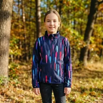 Dívčí mikina Dívčí funkční mikina Kugo SM3662 tmavě modrá