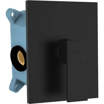 Vodovodní baterie kielle Arkas I Baterie podomítková s 1 výstupem, včetně tělesa, černá mat