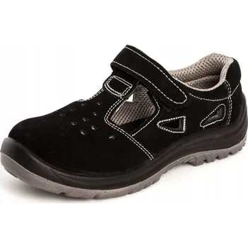 Pracovní obuv KAMARI S1 SRC Sandály Pracovní obuv BOZP s ocelovou špičkou prodyšné kožené 37