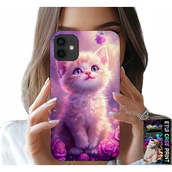 Pouzdro na mobilní telefon POUZDRO pro iPhone 12 Mini - Roztomilá Kočka, Kotě, Se Zvířaty