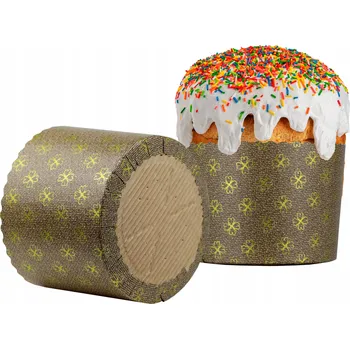 Forma na pečení Papírová Forma na Pečení Bábovka Velikonoční Kulič Paska Sada 12ks