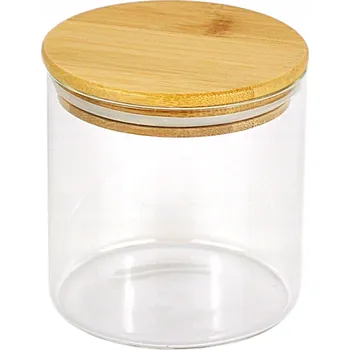 Dóza na potraviny Skleněná zavařovací sklenice o objemu 550 ml na potraviny koření