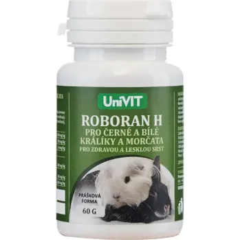 Roboran H pro Černé a Bílé králíky a morčata 60g