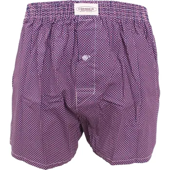 Pánské popelínové trenýrky Climber 3100C86 tečky navy-red velikost XXL-58/60