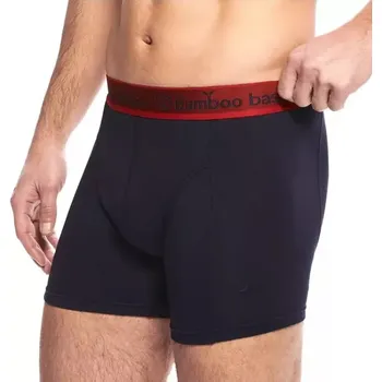 Luxusní bambusové boxerky Bamboo basics Rico tmavě modré velikost M