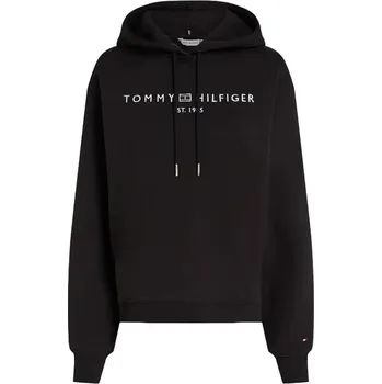 Dámská mikina Tommy Hilfiger Modern Regular Corp Logo Hoodie černá S