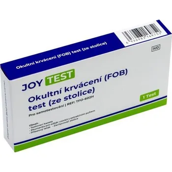 Diagnostický test JoyTest Okultní krvácení ve stolici (FOB) Rapid test 1 ks