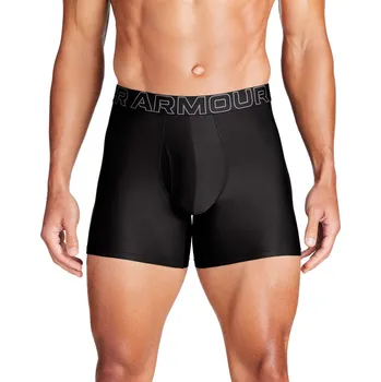 Boxerky Pánské boxerky Under Armour PERF TECH 6IN (3-PACK) černé 1383878-001 - 4XL | UK 7 | US 9,5