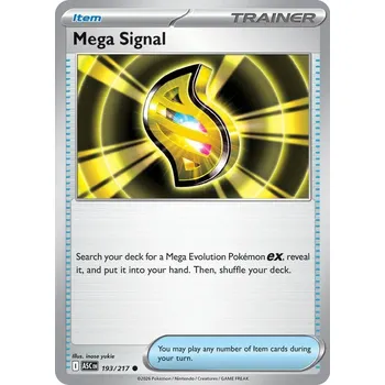 Karetní hra Pokémon ASC 193/217 Mega Signal - Ascended Heroes Stav: Near Mint, Verze: NORMAL