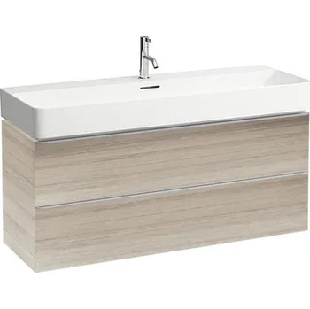 Koupelnový nábytek Laufen Space Skříňka pod umyvadlo 118,5 cm, světlý ořech H4102221601011