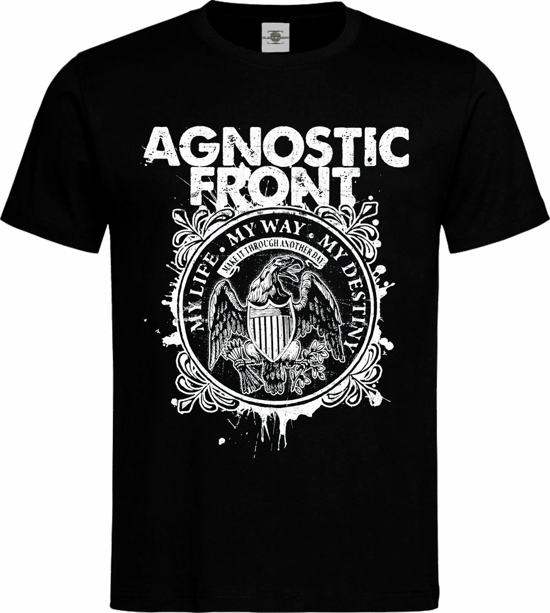 Tričko Agnostic Front | My Life My Way My Destiny Druh: Pánské, Barva: Černá, Velikost: M