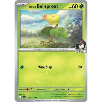 Karetní hra Pokémon ASC 004/217 Erika's Bellsprout - Ascended Heroes Stav: Near Mint, Verze: ENERGY REVERSE HOLO