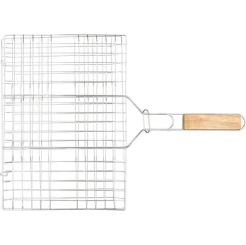 Strend Pro Grill Opekač Strend Pro Grill, na mäso s drevenou rúčkou, 41x60x1,5 cm
