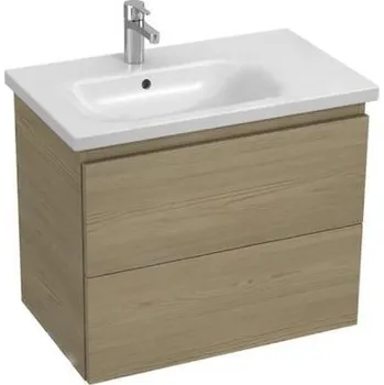 Koupelnový nábytek Jika Mio-N Skříňka s levým umyvadlem 75 cm, jasan