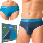 Pánské slipy KEY MPP-267 A26 L (40) vícebarevné