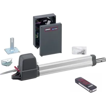 Pohon brány TWIST 200 E sada pro 1-křídlou bránu, Sommer - sada pohonu Sommer pro křídlovou bránu do šířky 1,5 m a 300 kg nebo 2,5 m a 200 kg, sada obsahuje pohon, řídící jednotku, přijímač, vysílač Pearl