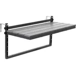 Závěsný stolek na balkon 80x37x42 cm SPRINGOS GF0121 šedý