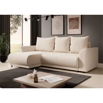 Sedací souprava Rozkládací rohová sedačka LIMADOR 243x165 béžová