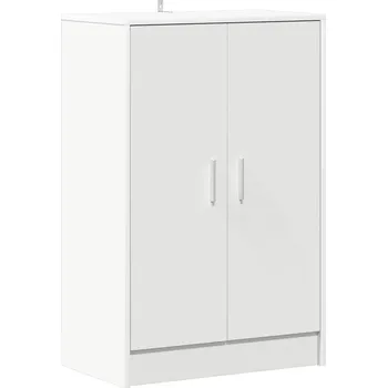 Botník , dřevěný, bílý, 60 x 35 x 92 cm