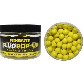 Boilies Nástraha Plovoucí kuličky Pop Up MikBaits Fluo Banán Hruška 10 mm