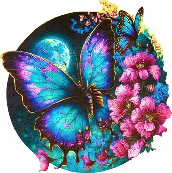 EscapeWelt Dřevěné puzzle Motýl 500 dílků