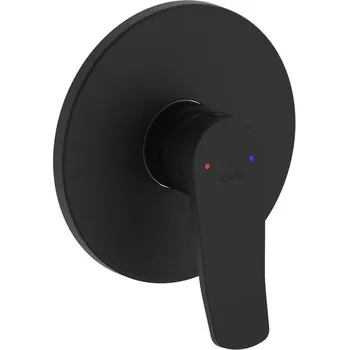 Vodovodní baterie Kielle Nefia Podomítková Baterie sprchová jednocestná s tělesem, matná černá 10227204