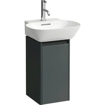Koupelnový nábytek Laufen Base Skříňka pod umyvadlo 27,7 cm, závěsy vlevo, šedá traffic H4030131102661