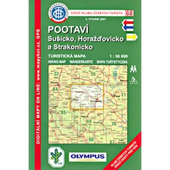 Populárně naučná literatura pro dospělé KČT 68 - Pootaví, Sušick, Horažďovicko a Strakonic