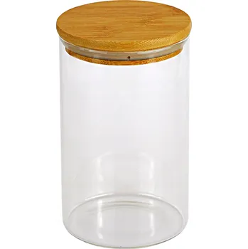Dóza na potraviny Skleněná nádoba zavařovací sklenice 1000 ml na potraviny koření