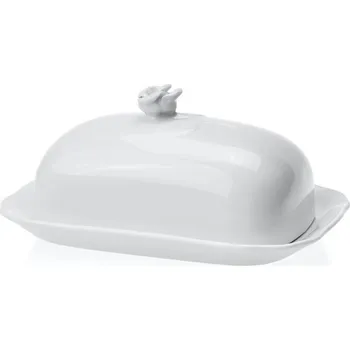 Máslenka Český porcelán, Dubí Máslenka velká bez dekorace NA 250g máslo