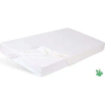 Prostěradlo Prostěradlo s gumou 160x200 bílé bambusové pro matrace do výšky 20 cm