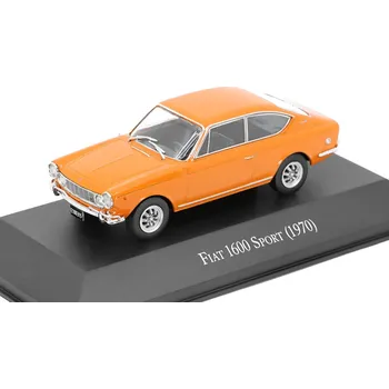 autíčko SALVAT Fiat 1600 Sport 1970 1:43 - časopis s modelem Fiat 1600 Sport - kovový model