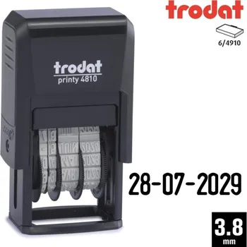 Kancelářské potřeby Trodat Printy 4810 3,8 mm černá