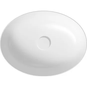 kielle Idolio Umyvadlová mísa 50x38 cm, bílá 30624500