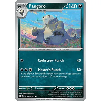 Sběratelská karetní hra Pokémon ASC 140/217 Pangoro - Ascended Heroes Stav: Near Mint, Verze: NORMAL
