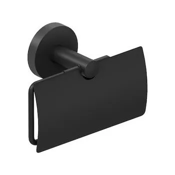 Jika Mio Style Držák toaletního papíru s krytem, černá matná H3842F27160001