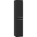 EBS Urban Vysoká skříňka 35x170cm L/P, černá mat-madlo nerez