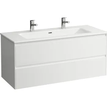 Koupelnový nábytek Laufen Pro S Skříňka + umyvadlo Slim, včetně organizéru, bílá matná H8649692601071