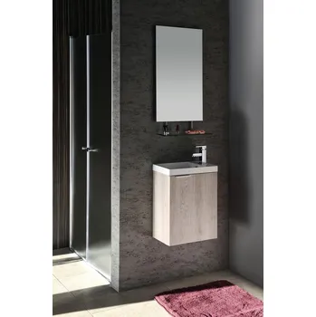 Koupelnový nábytek Sapho Koupelnový set LATUS X 40, dub mocca